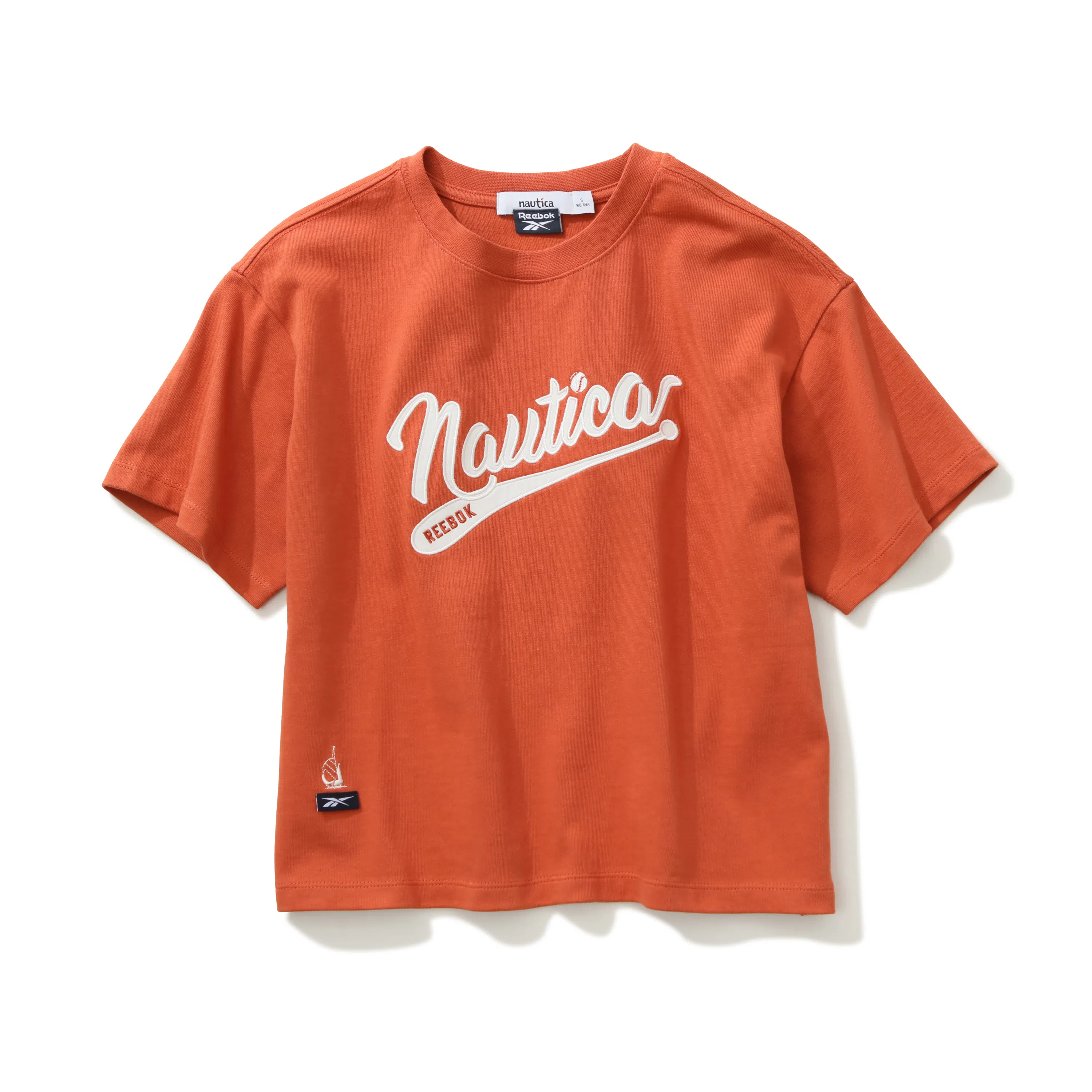 nautica white sail Reebok logo T