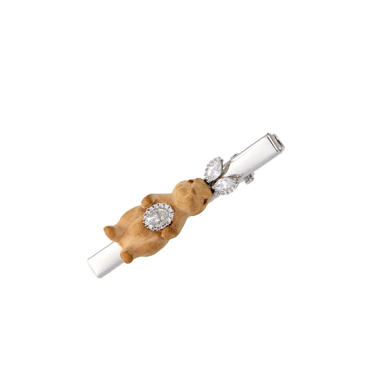 SUMIYAKI Rabbit Zirconia Hairpin
