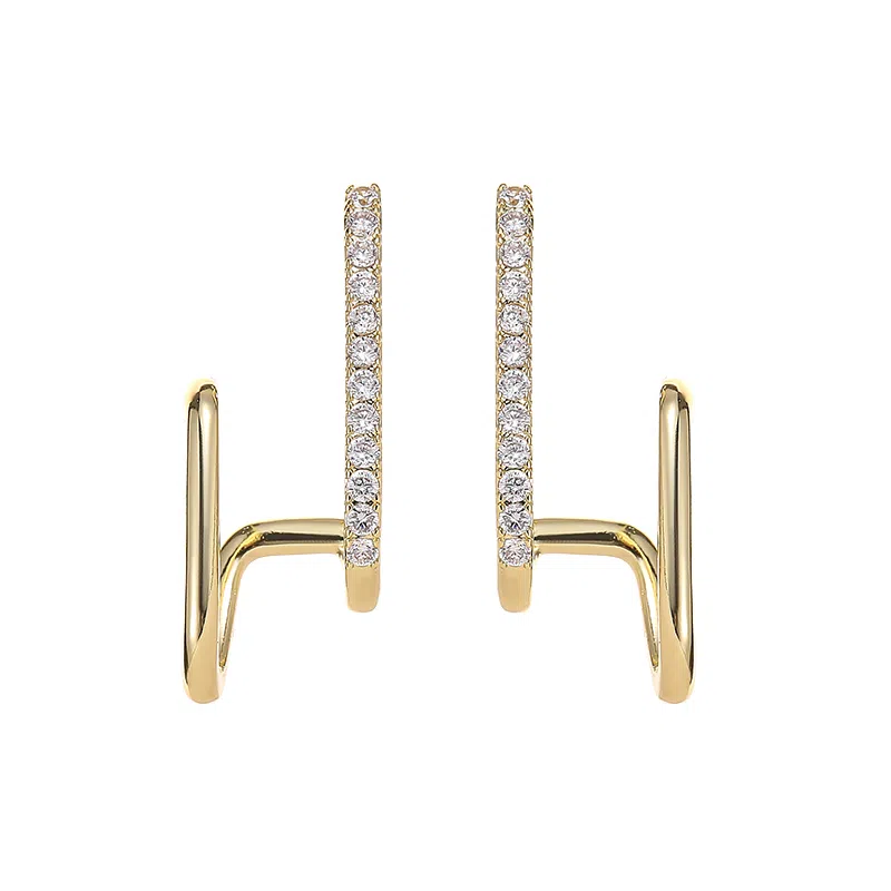 韵系 小众设计感耳饰 铜镀金 耳环 女款