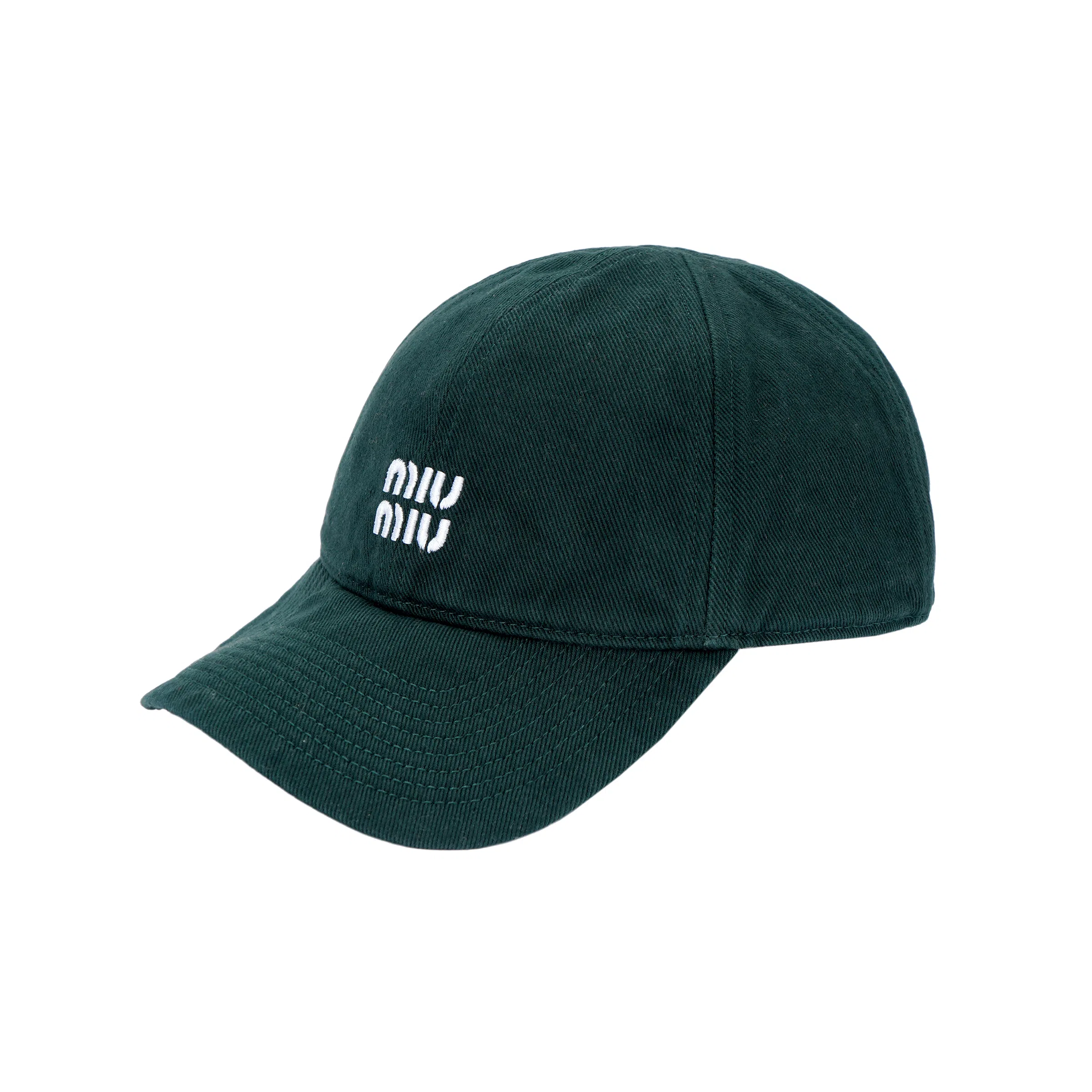 Miu Miu Denim Logo Cap