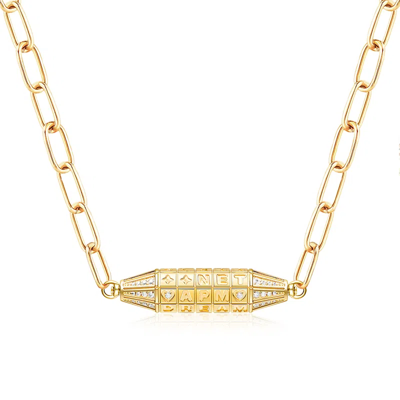 apm Monaco FUN CRAZY LOVE Codex Chain Necklace