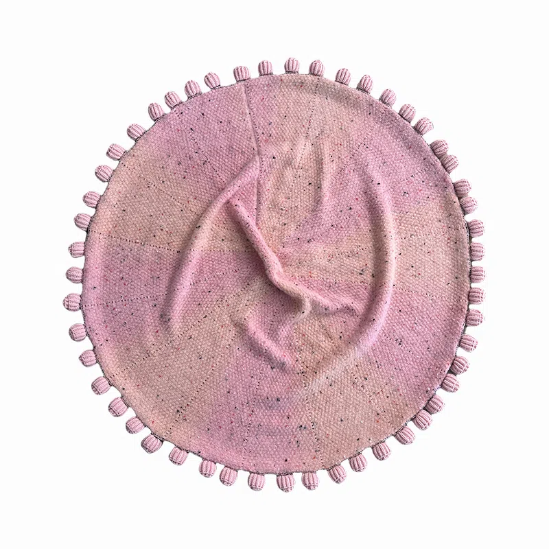 北极绒 潮流爆款手工花束毯浪漫氛围感首选 羊毛 披肩 男女同款情侣款