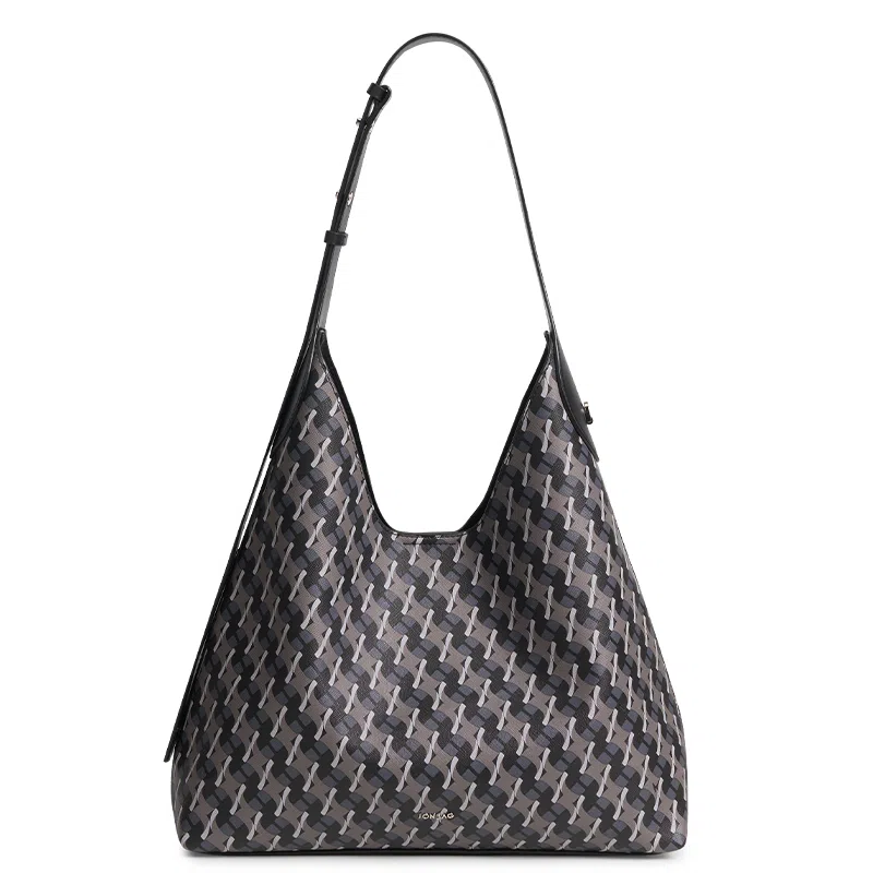 JONBAG PVC Shoulder Bag Black