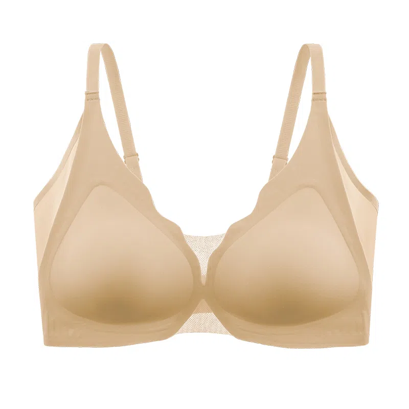 二三二三 亲肤柔软无痕舒适透气吸汗聚拢防下垂侧收副乳美背简约百搭文胸 女款