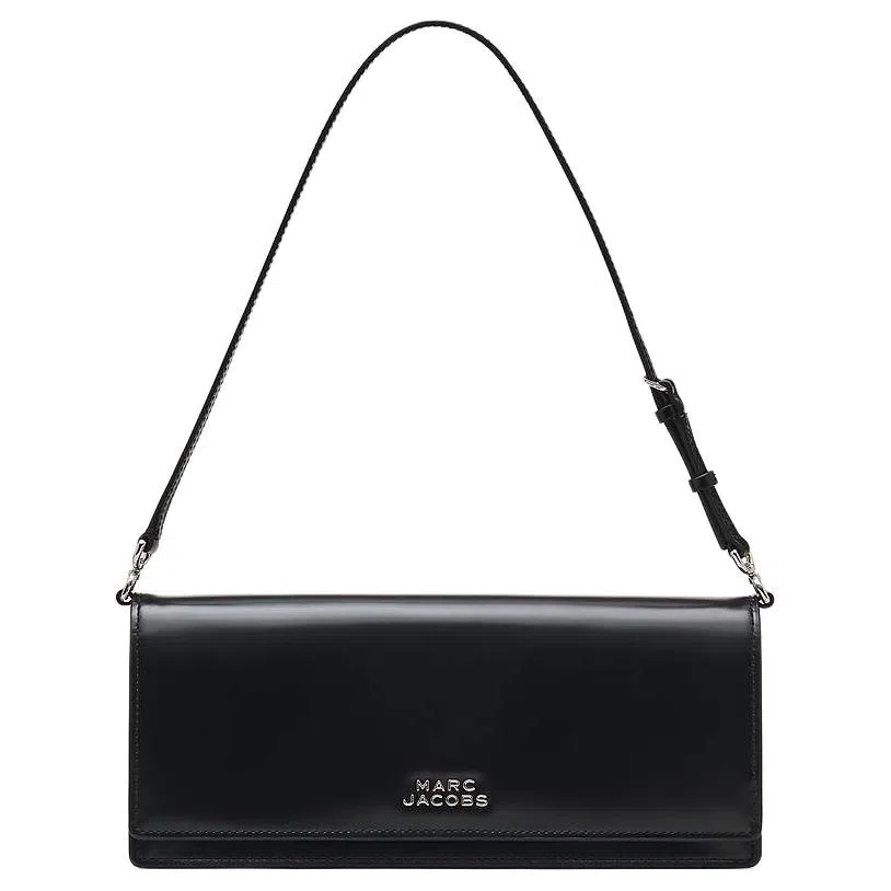MARC JACOBS The Glam Mirror Shoulder Bag Black