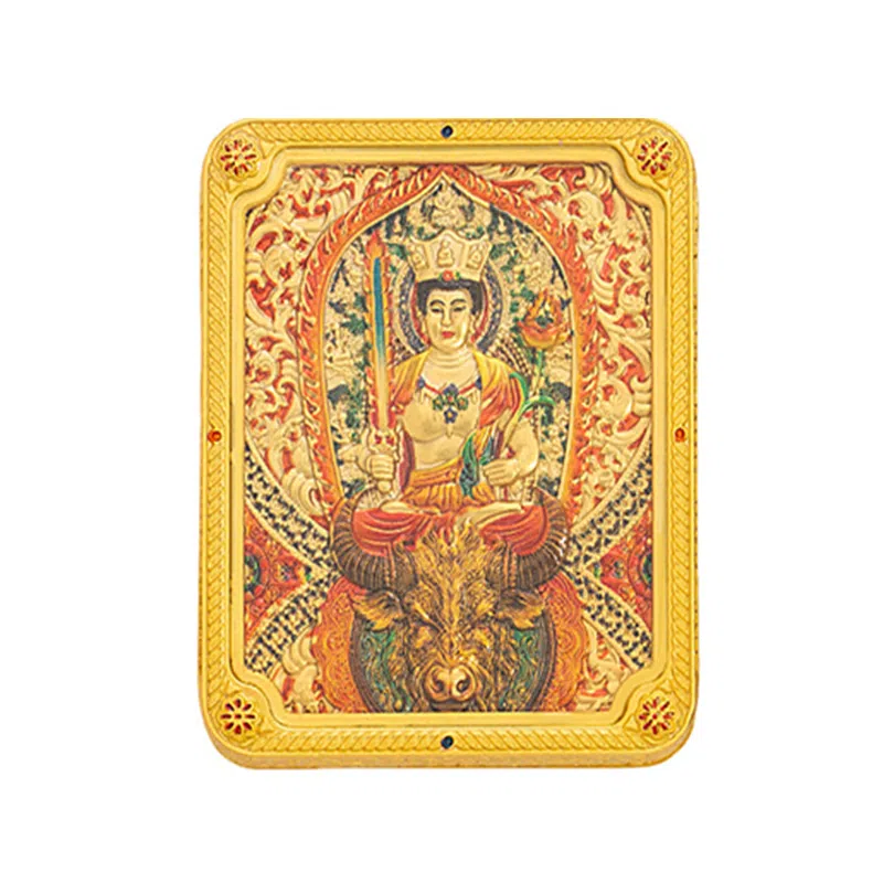 【正财偏财滚滚来】 千桐 诸事顺利 新中式国潮复古唐卡  光速上岸#好运 合金 挂件 男女同款情侣款