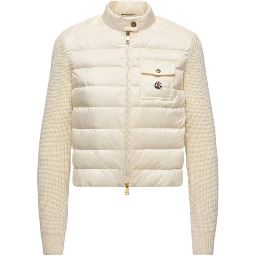 Moncler Zip-Up Cardigan Padded