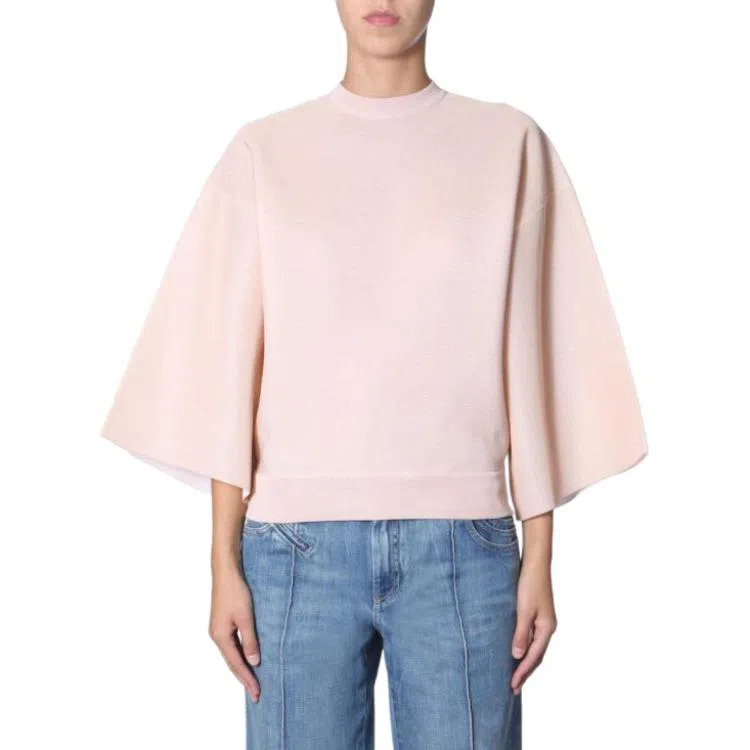 纪梵希 纯色圆领九分长袖针织衫 女款