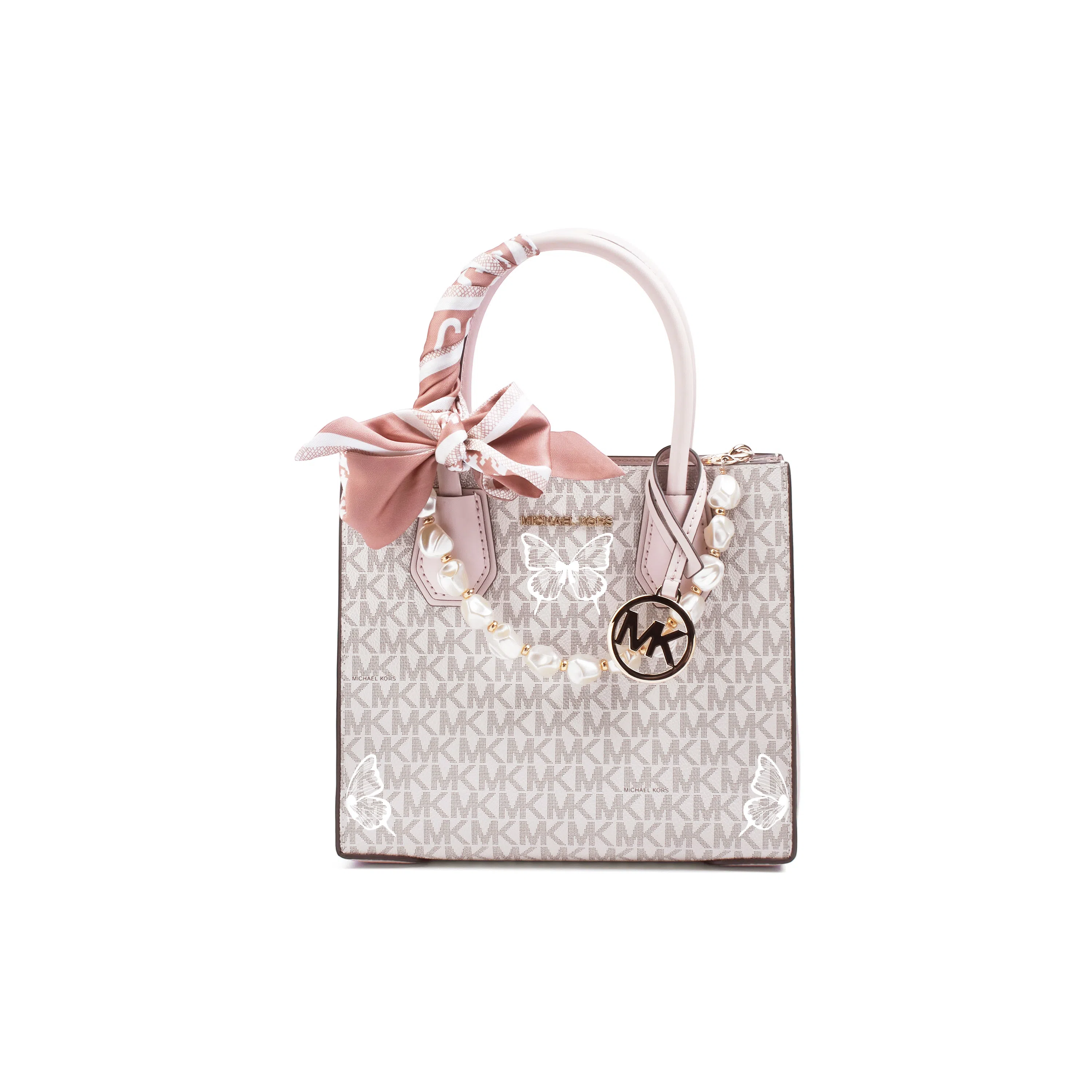 Michael Kors Idor Butterfly Bow Medium Pink