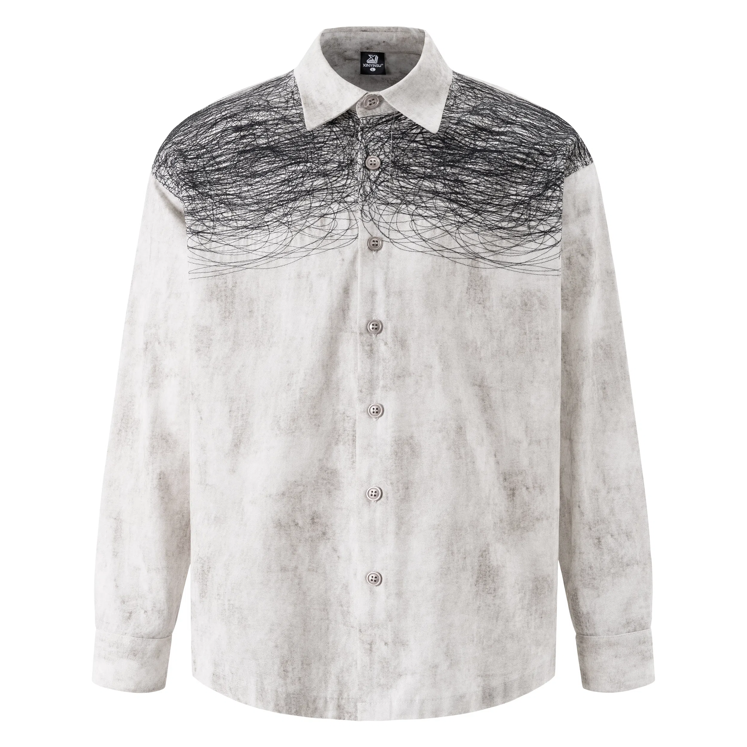 XINYINSU 25FW Vintage Tie-Dye Shirt