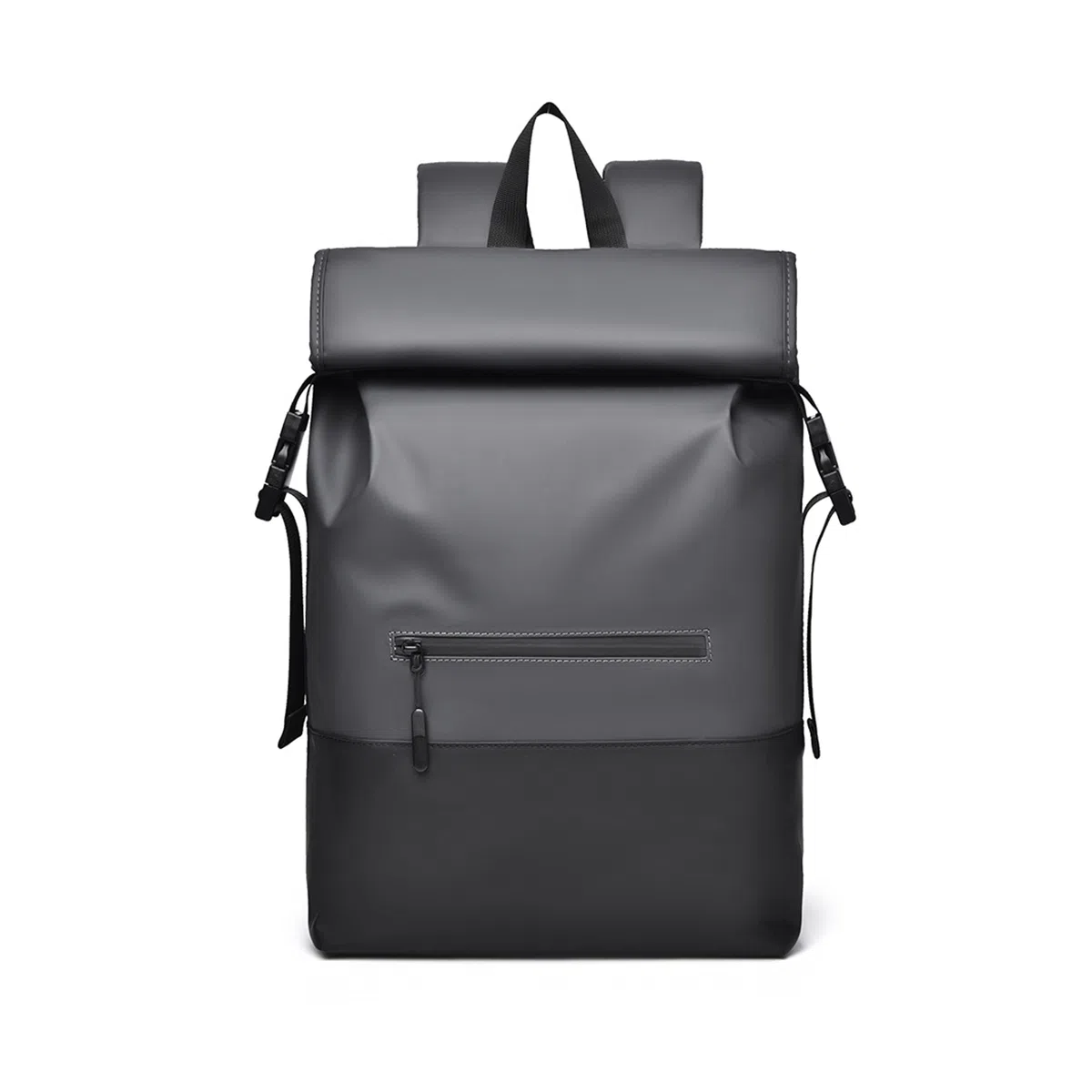 老人头 纯色设计时尚大气高颜值大容量 合成革 双肩包 常规 男款 多色