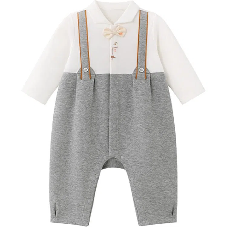 英氏爬服 秋季男宝宝周岁长袖