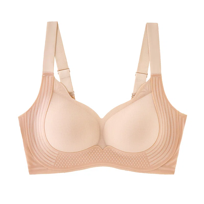 二三二三 简约亲肤柔软透气吸汗无痕舒适聚拢有型防下垂妈生感美背时尚百搭日常无钢圈可调节肩带文胸 女款