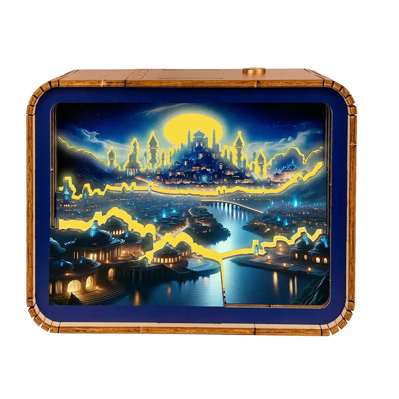 锦象鹤 木雕场景图 其他静态模型