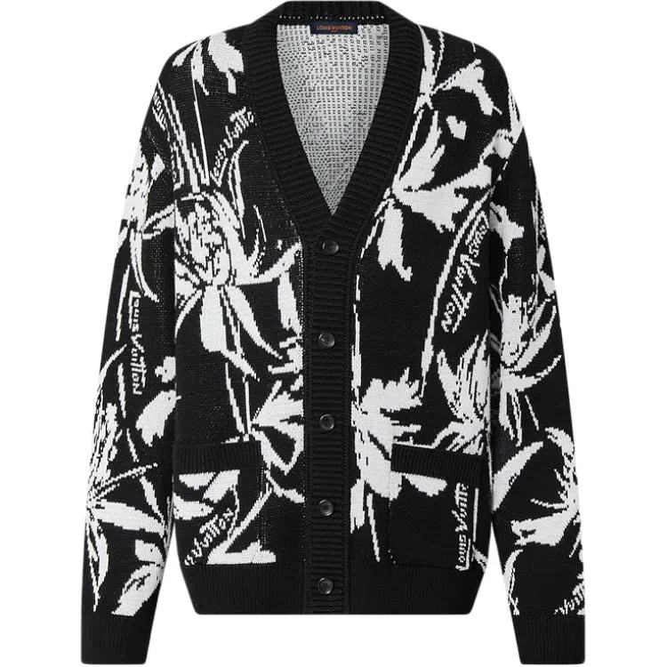 Louis Vuitton SS23 Jacquard Knit Sweater Black
