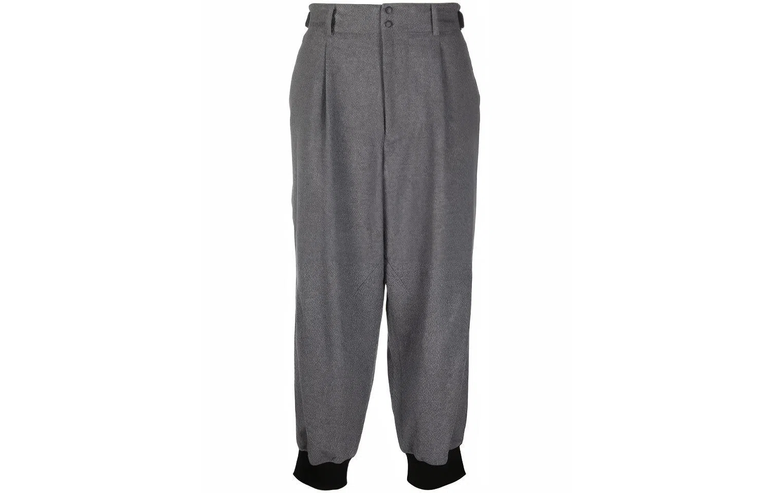Y-3 Logo Button Waist Track Pants Grey