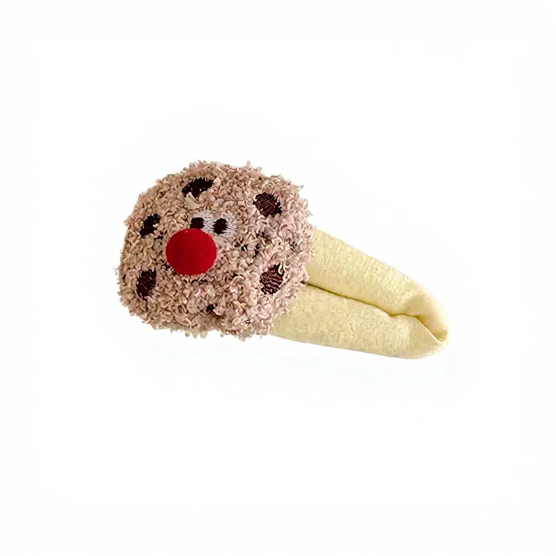 希铃 可爱曲奇饼甜美趣味 布艺 发夹 女款