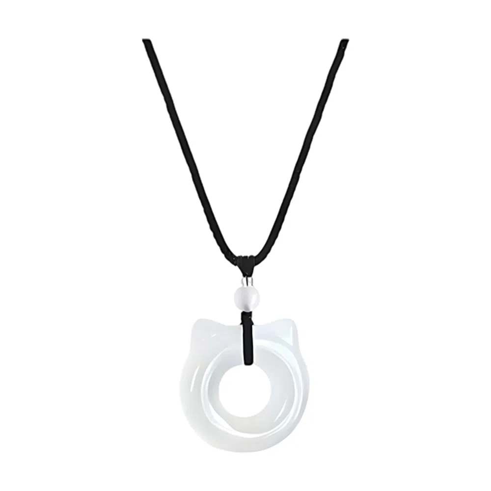 饰伴 狗头平安扣吊坠骨头可爱吊坠骨链项坠#好运 菩提根 项链 男女同款情侣款