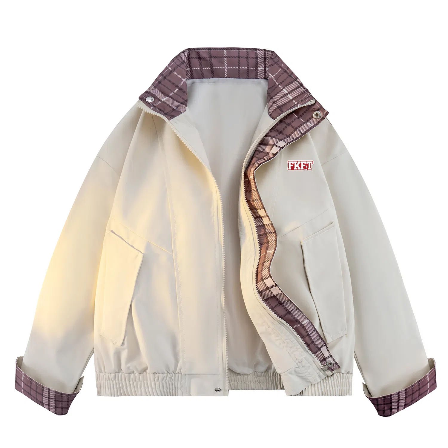 FKFT Plaid Logo Jacket