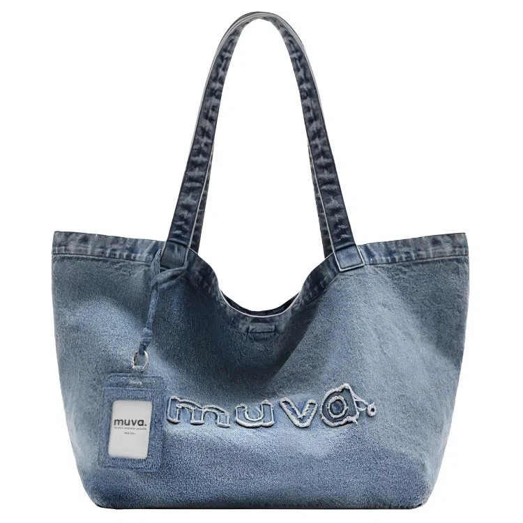 MUVA Denim Tote Bag