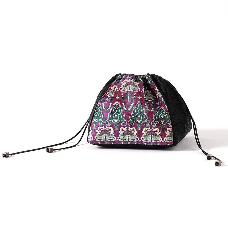 上海故事 新中式复古精致高级感 桑蚕丝 斜挎单肩包 女款 多色