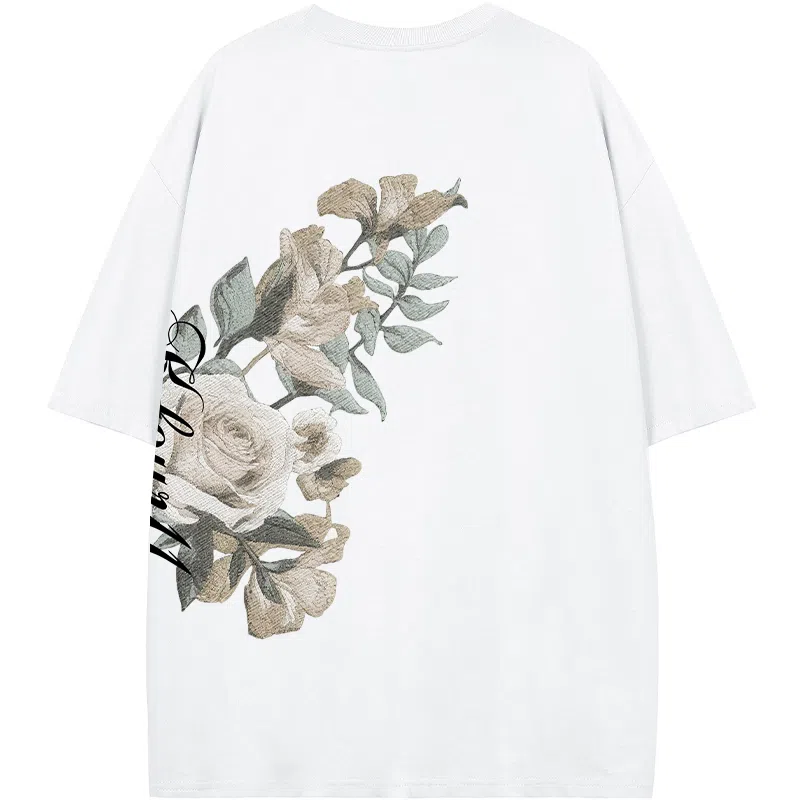 K411 Vintage Embroidered Butterfly Tee
