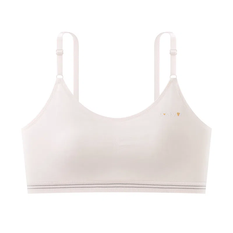 二三二三 纯色运动外穿亲肤柔软抗菌防汗渍防下垂无痕舒适呼吸感美背简约百搭无钢圈可调节肩带文胸 女款