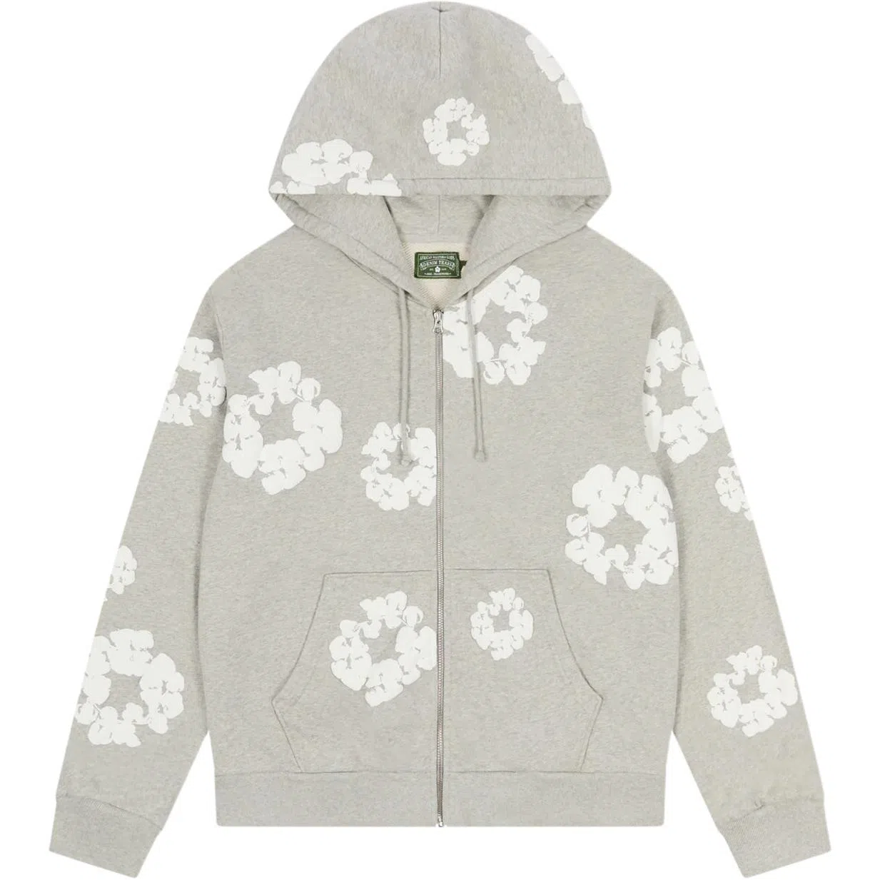 Denim Tears SS25 Floral Zip Hoodie