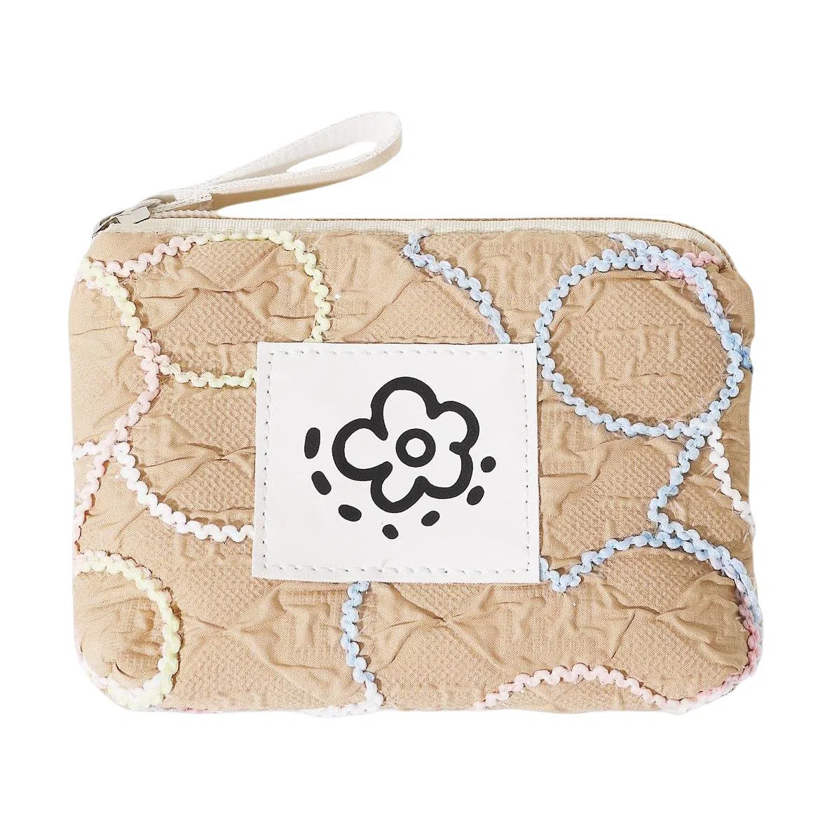 掐尖 小巧便携可爱简约口红精致收纳硬币 帆布 零钱包 常规 女款 咖色/白色/粉色/绿色