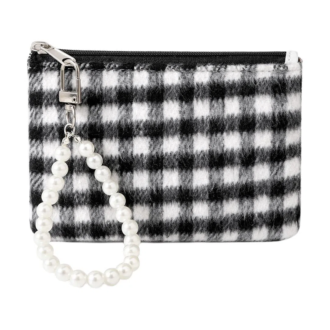 掐尖 小巧甜美百搭 棉绒布 零钱包 常规 女款 多色