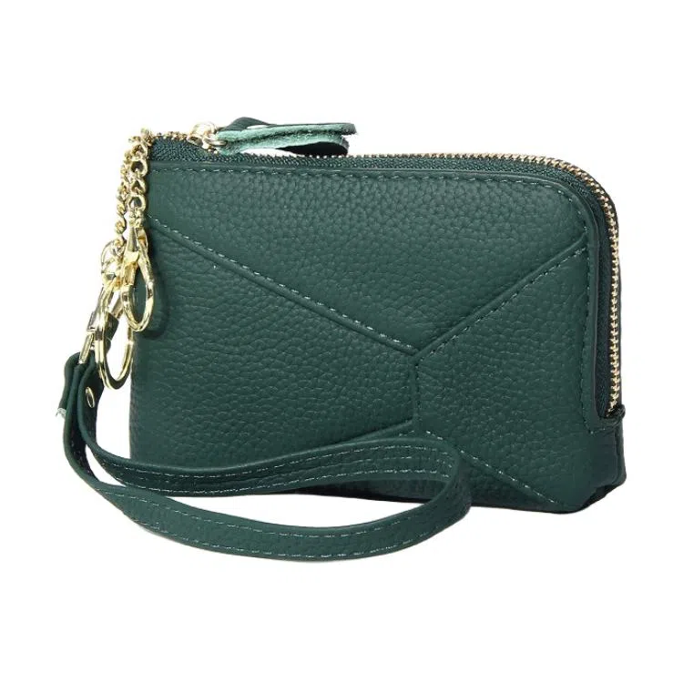 掐尖 纯色时尚潮流百搭 头层牛皮 零钱包 常规 男女同款情侣款 多色