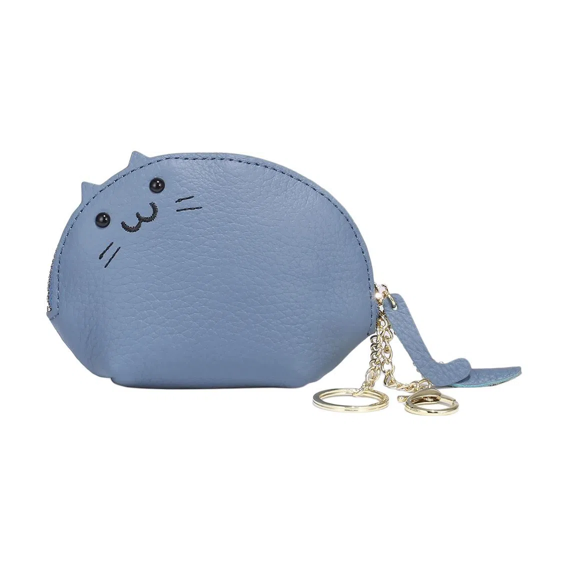 掐尖 创意时尚潮流百搭高级 牛皮 零钱包 常规 女款 多色