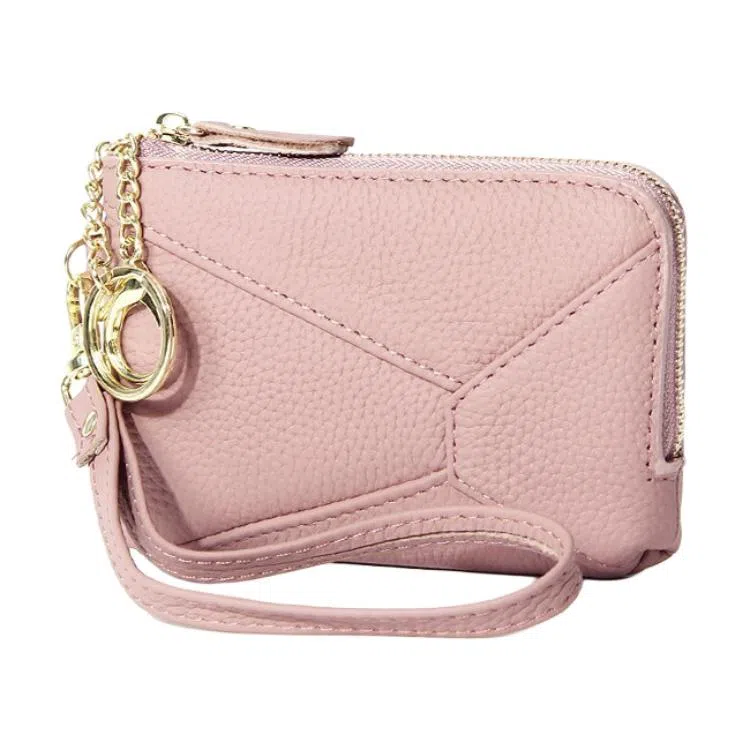 掐尖 纯色时尚潮流百搭 头层牛皮 零钱包 常规 男女同款情侣款 多色