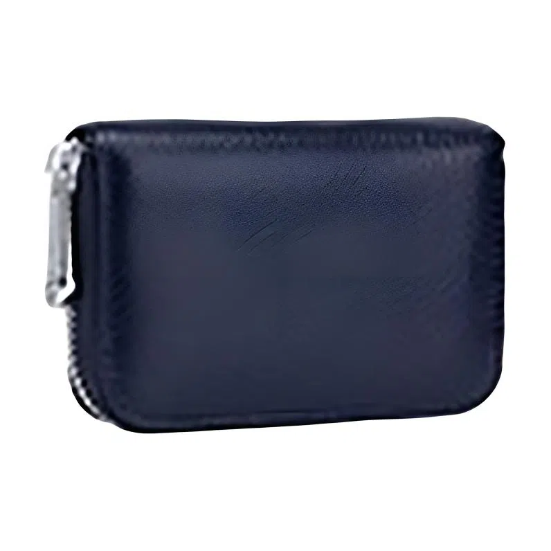 掐尖 风琴证件包拉链防盗刷磁卡夹卡片 头层牛皮 卡包 常规 男女同款情侣款 多色