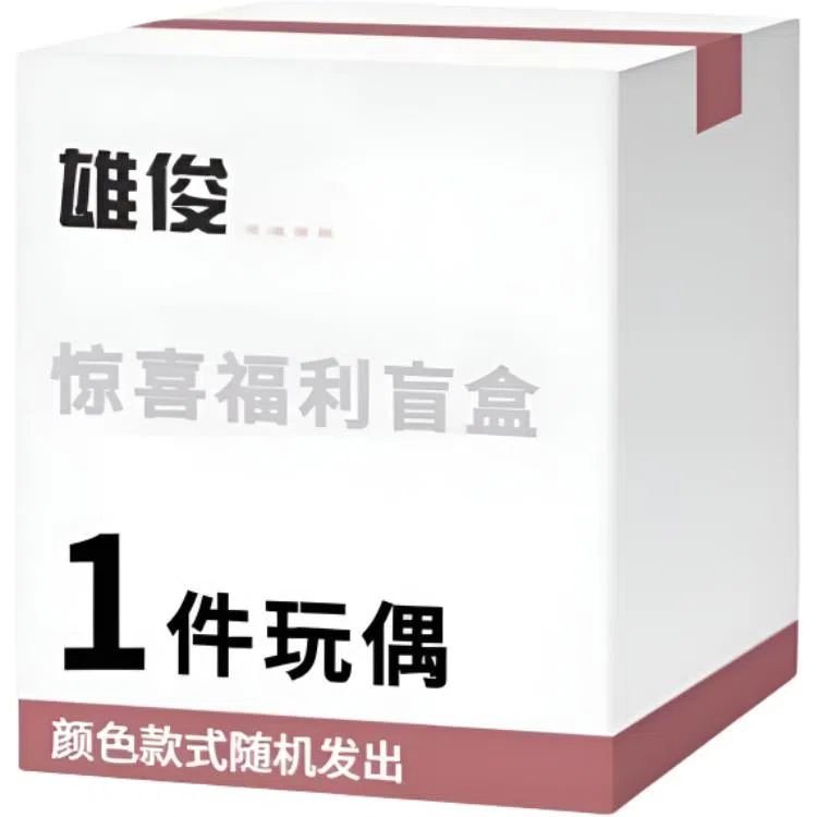 雄俊 随机款式玩偶宠粉福利盲盒 创意神秘 安抚治愈 福袋闷包
