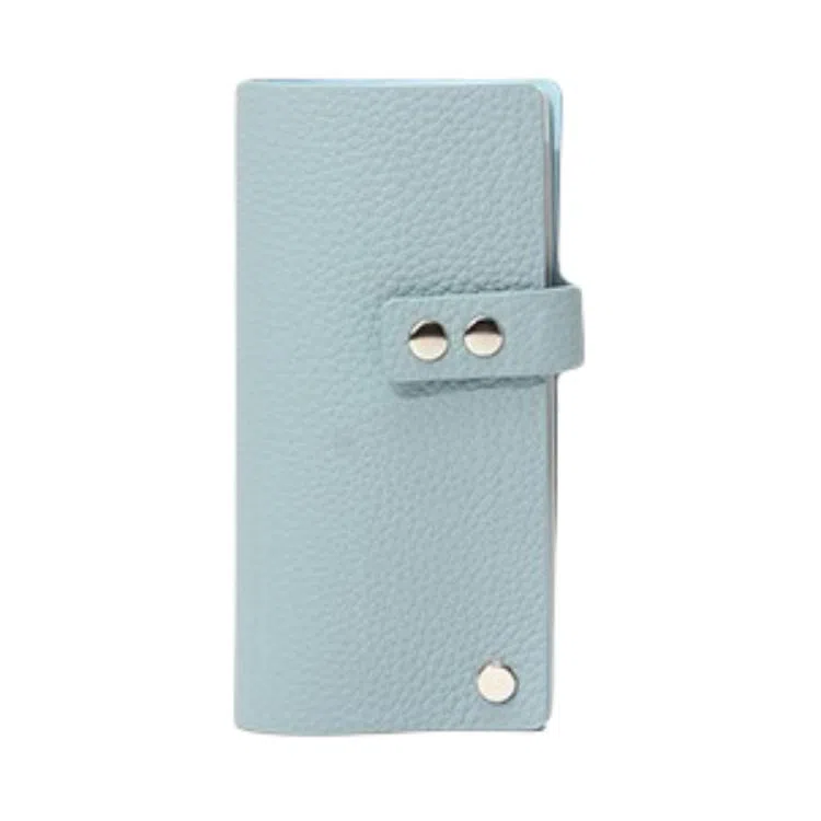 掐尖 滑动证件包纯色小众设计轻便多卡位卡套 头层牛皮 卡包 男女同款情侣款 多色