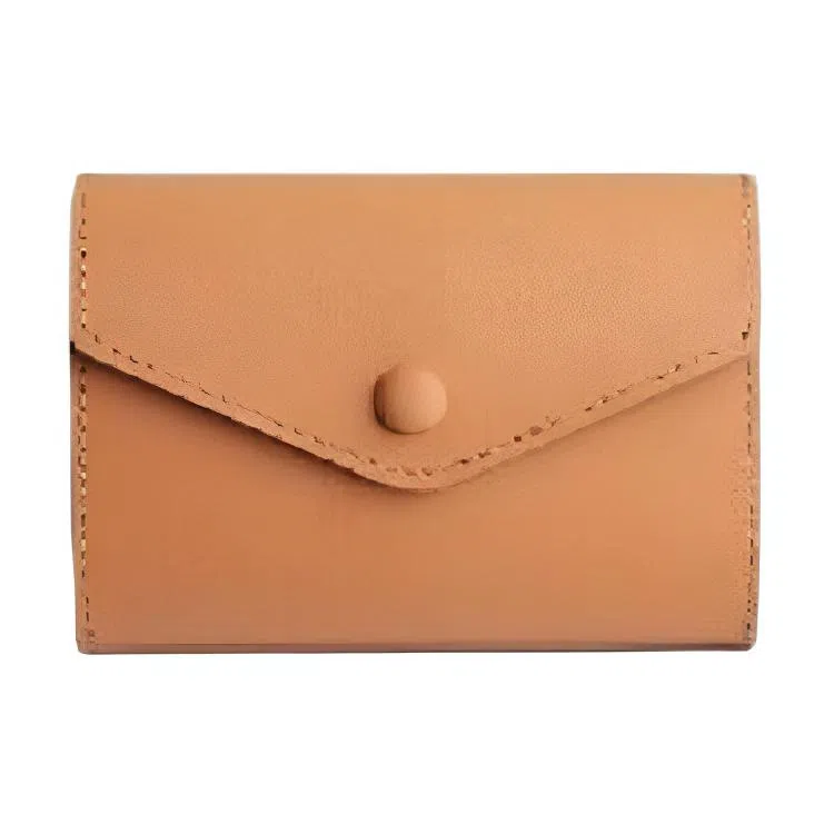 掐尖 风琴卡片包卡套名片夹证件包真皮零钱包 头层牛皮 卡包 男女同款情侣款 黑色 棕色