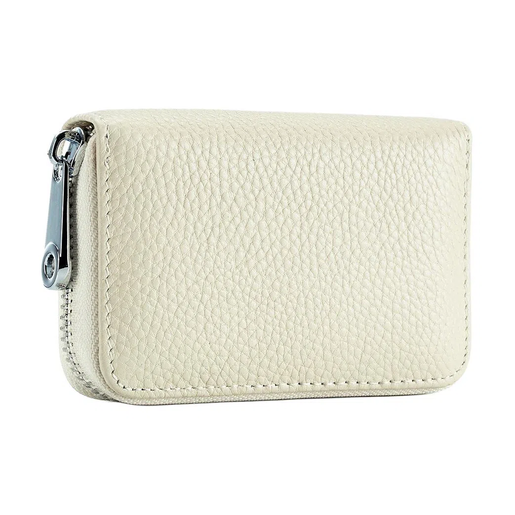 掐尖 风琴证件包拉链防盗刷磁卡夹卡片 头层牛皮 卡包 常规 男女同款情侣款 多色