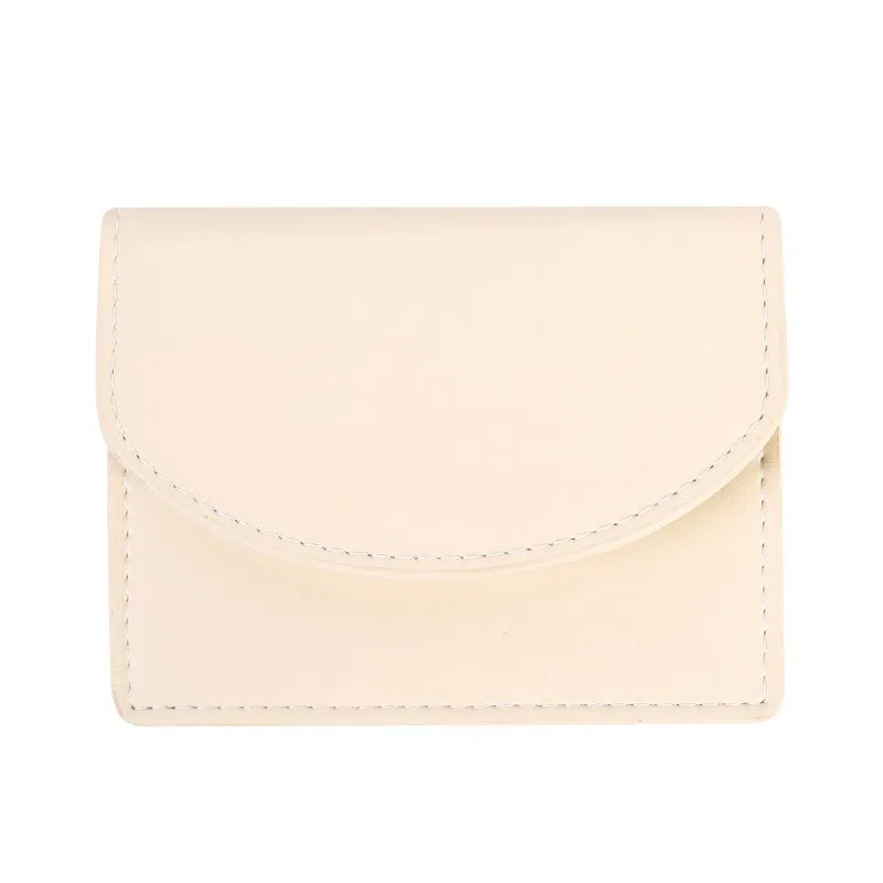 掐尖 简约纯色小巧便携 皮革 卡包 女款 多色