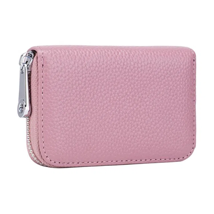 掐尖 风琴证件包拉链防盗刷磁卡夹卡片 头层牛皮 卡包 常规 男女同款情侣款 多色