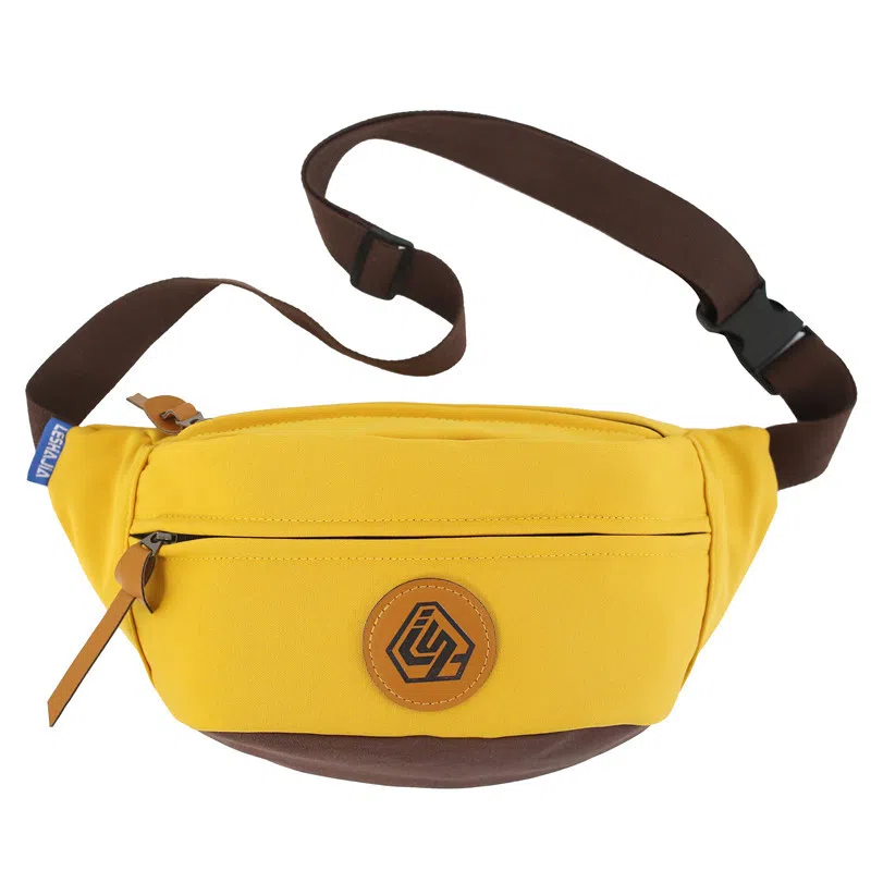 巴朗熊 简约小众百搭 尼龙 腰包 常规 男女同款情侣款 多色