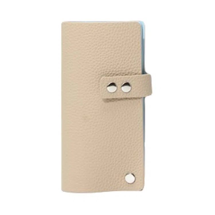 掐尖 滑动证件包纯色小众设计轻便多卡位卡套 头层牛皮 卡包 男女同款情侣款 多色