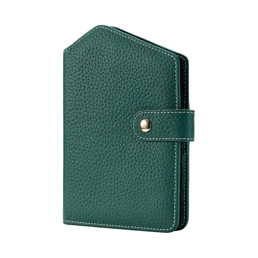 掐尖 纯色便携多卡位 头层牛皮 护照包 常规 男女同款情侣款 多色