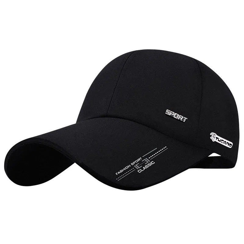 啄木鸟 加长帽檐显脸小鸭舌帽休闲百搭防晒大码太阳帽四季款 棉 棒球帽 男款