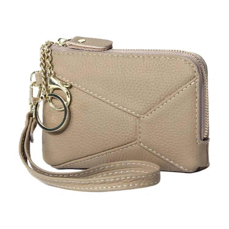 掐尖 纯色时尚潮流百搭 头层牛皮 零钱包 常规 男女同款情侣款 多色