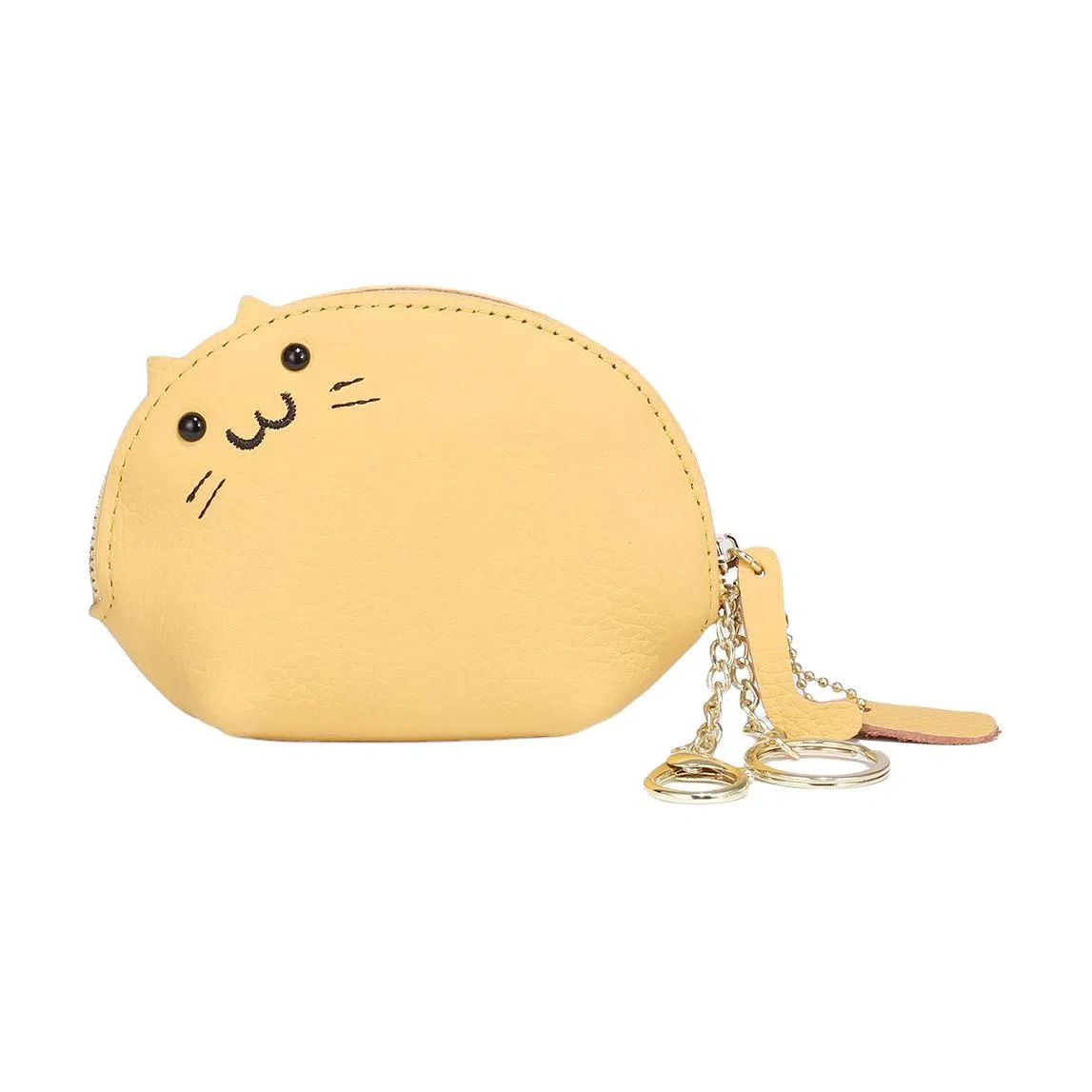 掐尖 创意时尚潮流百搭高级 牛皮 零钱包 常规 女款 多色