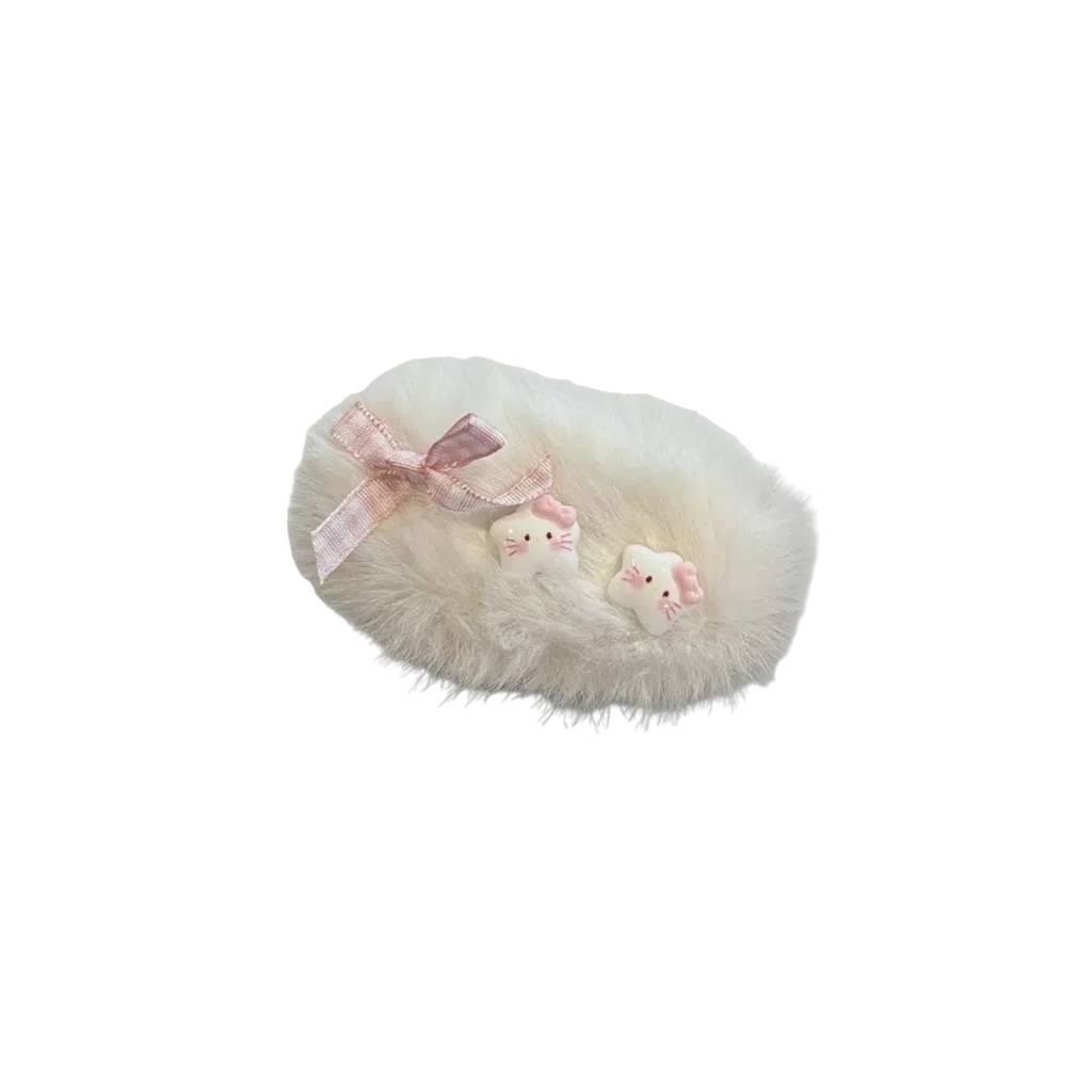 希铃 毛茸茸软软星星 聚酯纤维 发夹 女款
