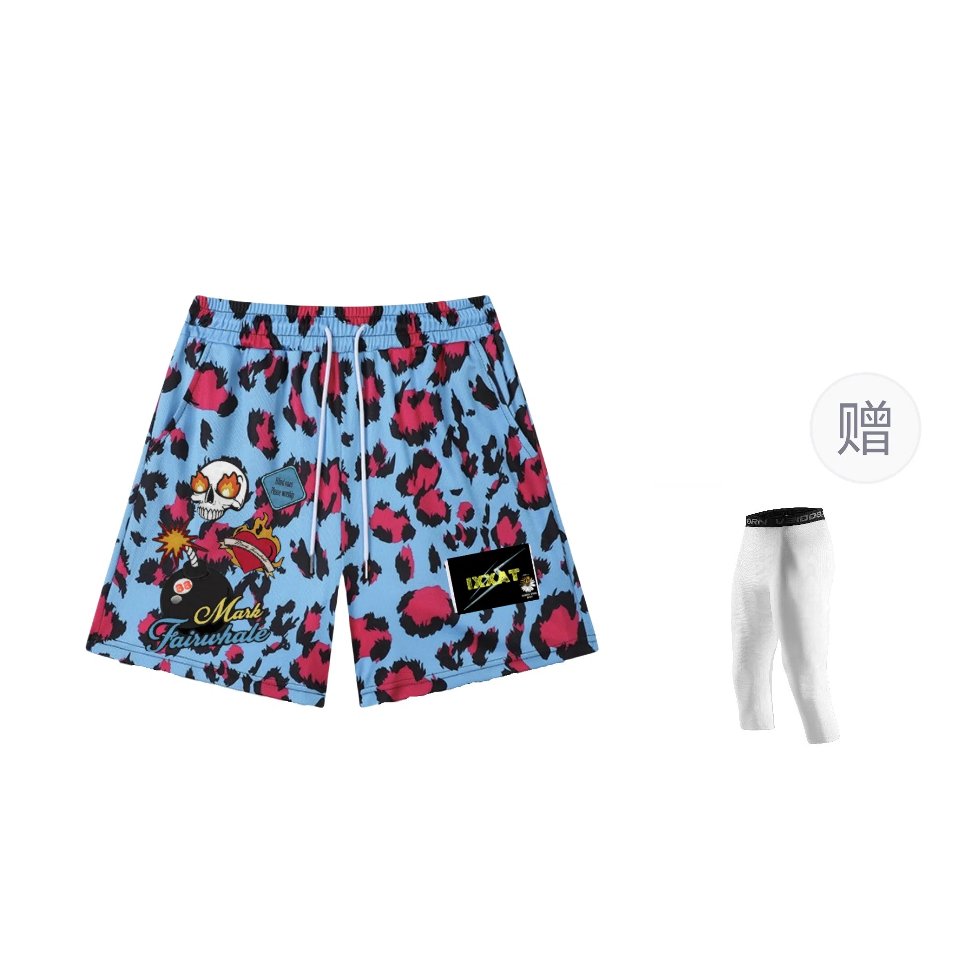 休闲舒适时尚百搭运动短裤 男女同款