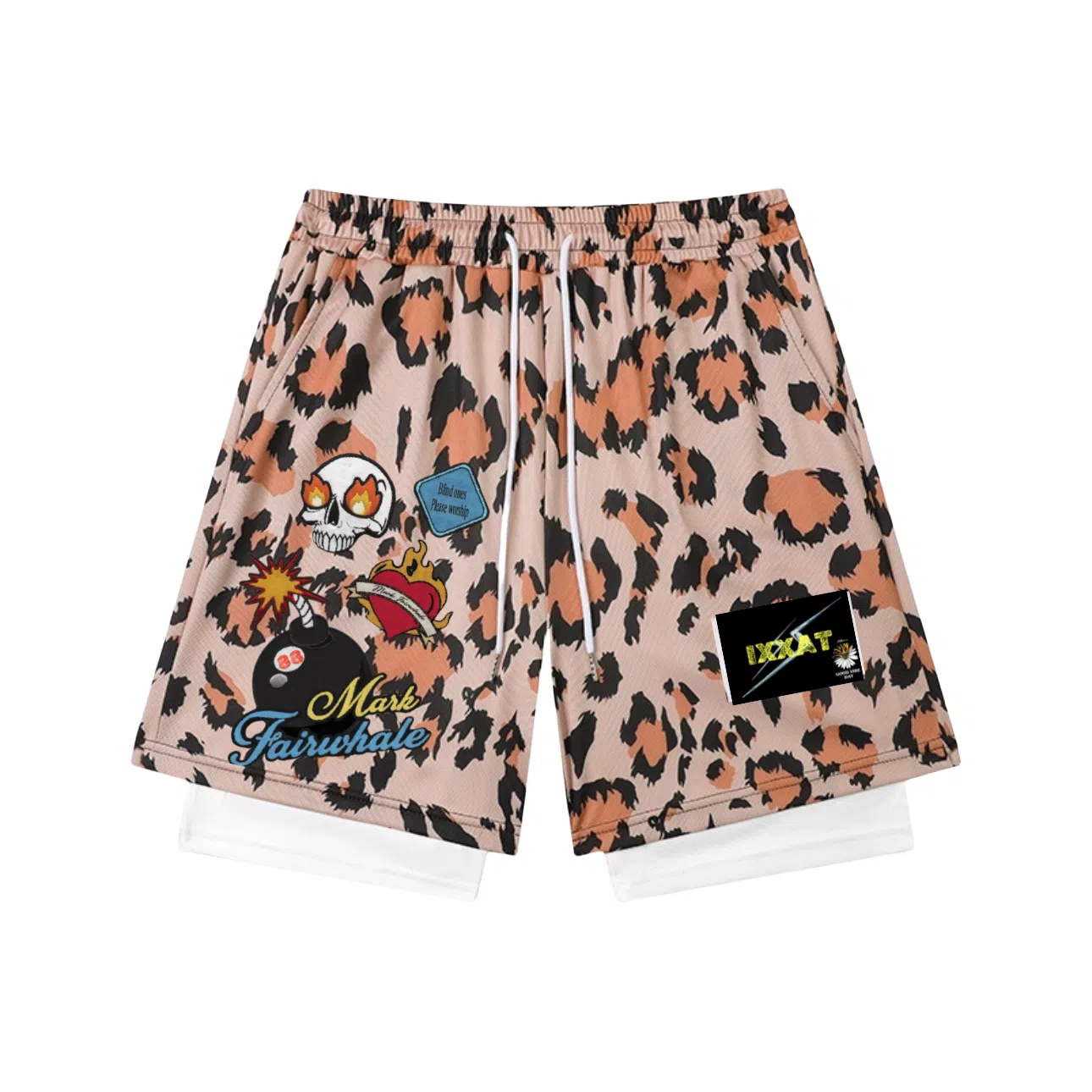 休闲舒适时尚百搭运动短裤 男女同款