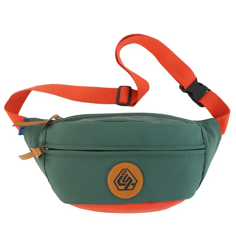 巴朗熊 简约小众百搭 尼龙 腰包 常规 男女同款情侣款 多色